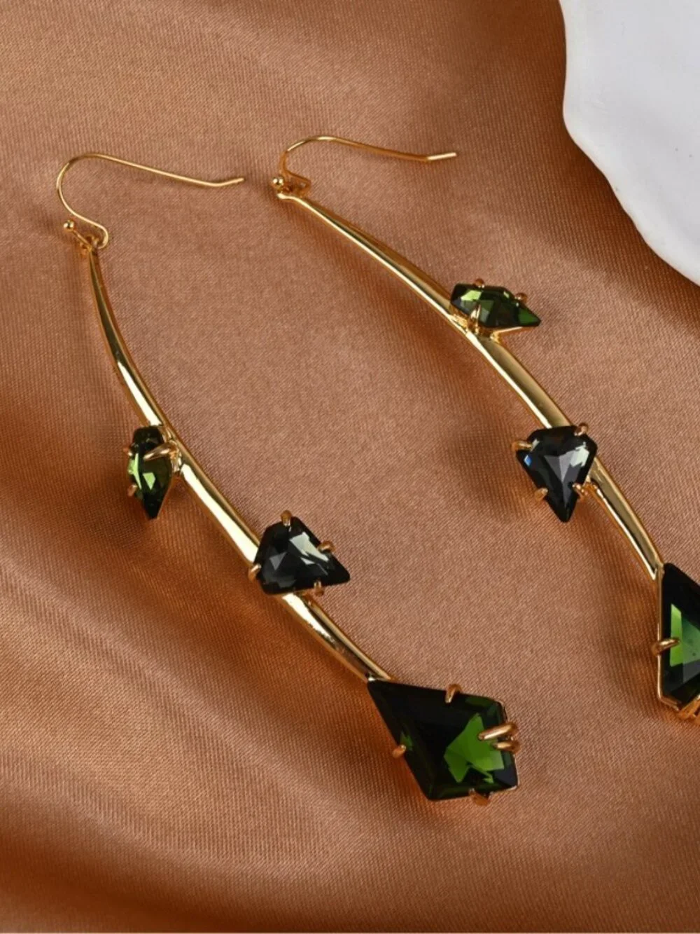 Alexis Bittar Irregular Multigem Hook Earrings - Picture 4 of 5